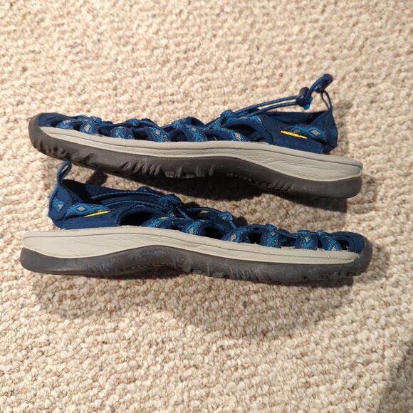 Keen Whisper Sandals Womens 9.5 Blue Waterproof Hiking Closed Toe Outdoor - Picture 5 of 7